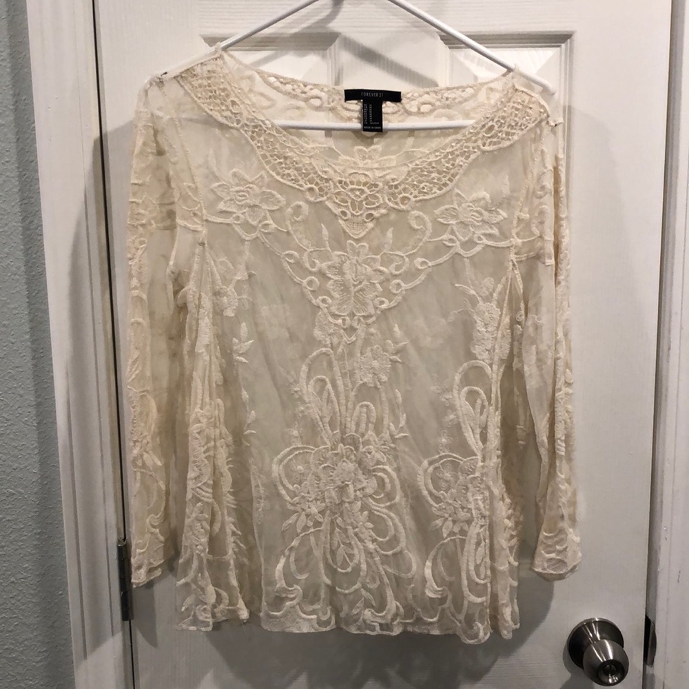 Forever 21 sheer top